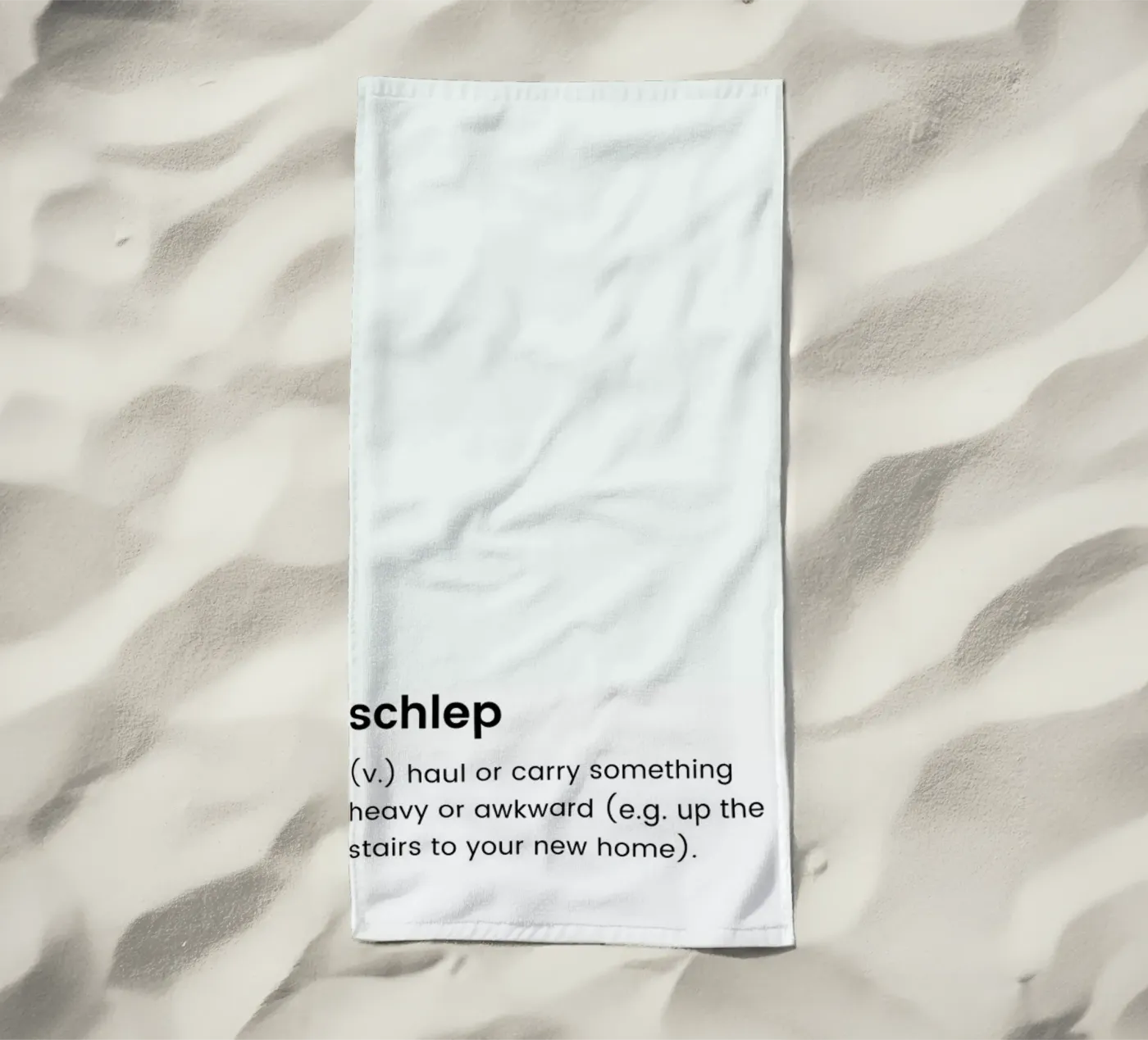 Schlep 2 strandhanddoek van Studio One