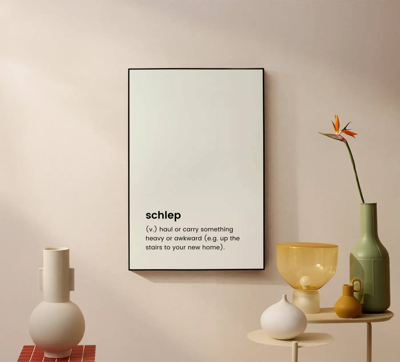 Schlep 2 Acryl-Glas von Studio One