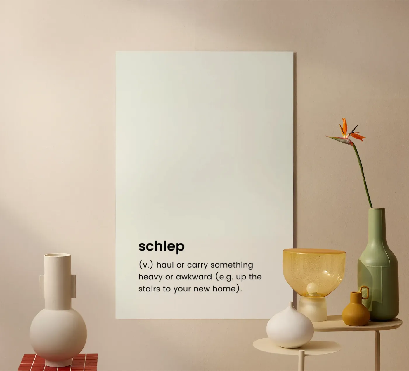 Schlep 2 Acryl-Glas von Studio One