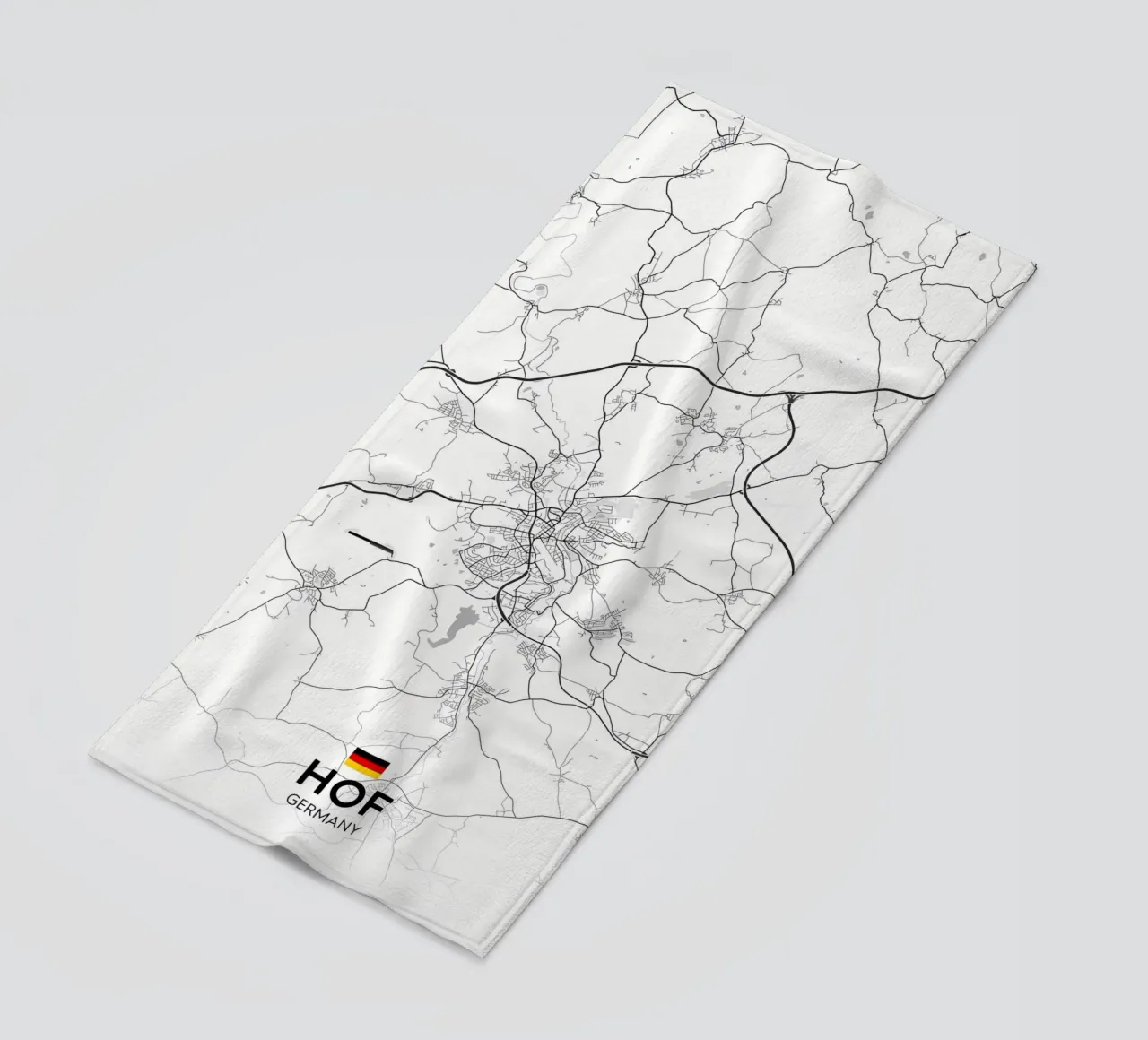 Hof DE beach towel by Christopher Adams