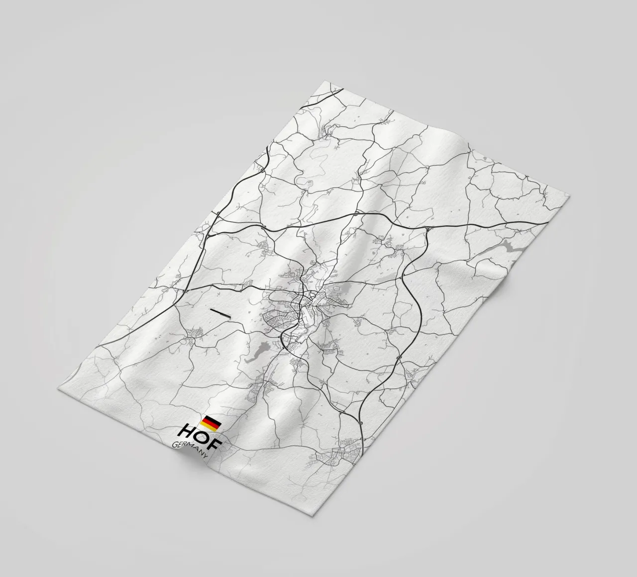 Hof DE beach towel by Christopher Adams