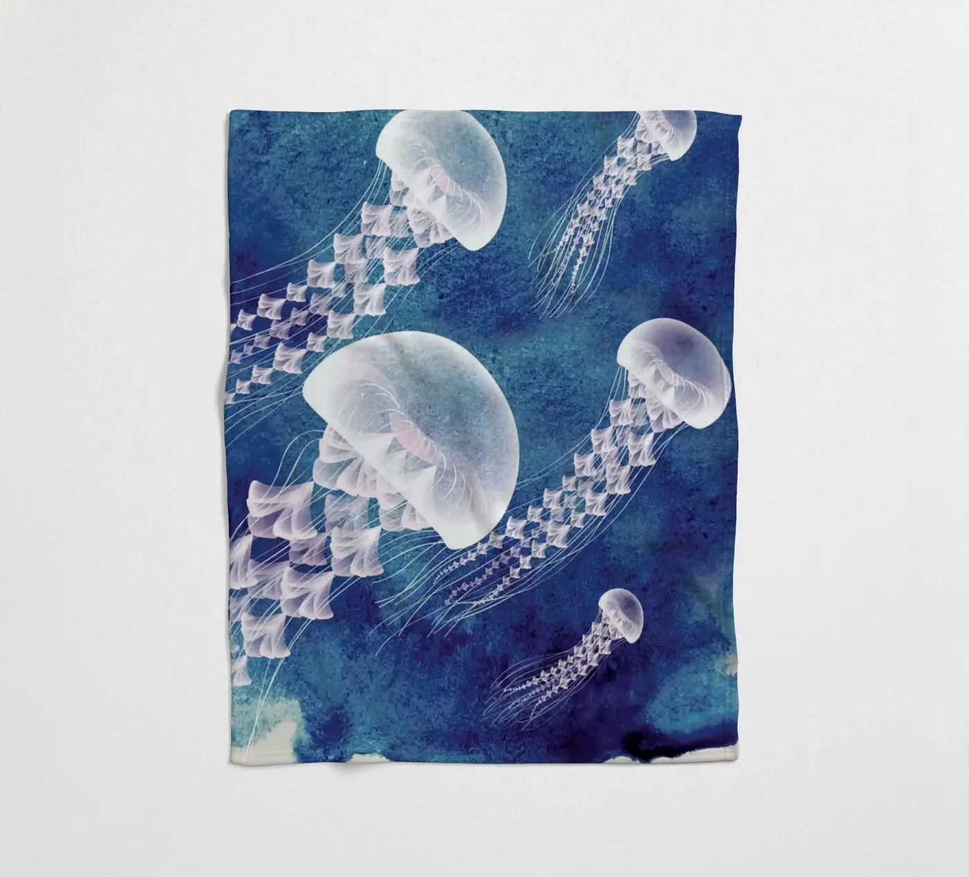 Jellyfish Fleecedecke von Mie Frey Damgaard
