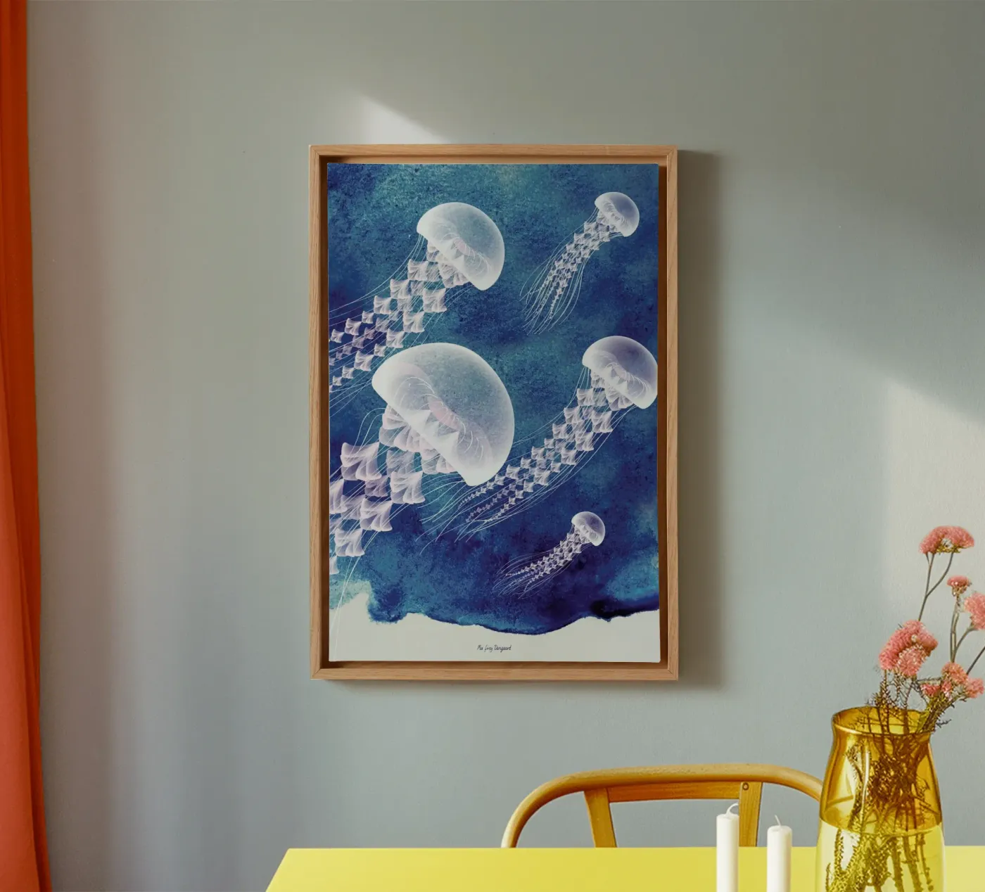 Jellyfish tela da Mie Frey Damgaard