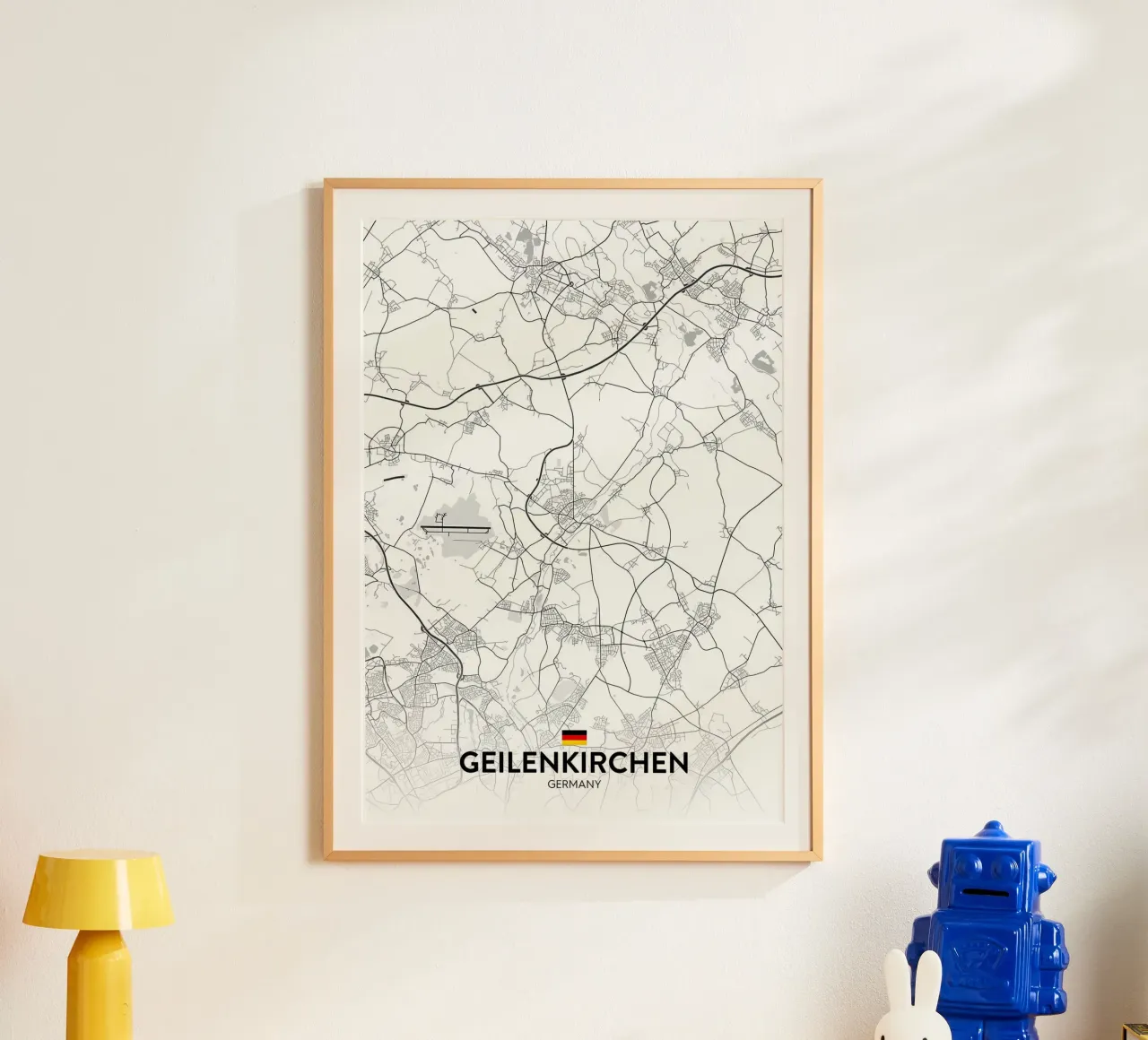 Geilenkirchen DE poster con telaio in plastica da Christopher Adams