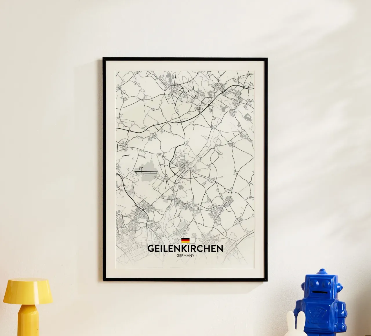 Geilenkirchen DE poster con telaio in plastica da Christopher Adams