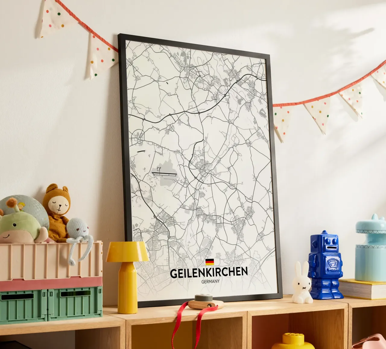 Geilenkirchen DE poster con telaio in plastica da Christopher Adams