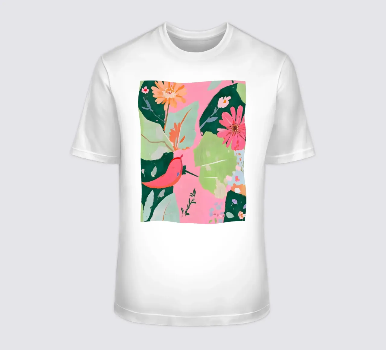 Floral & Chili Pepper t-shirt by 83oranges