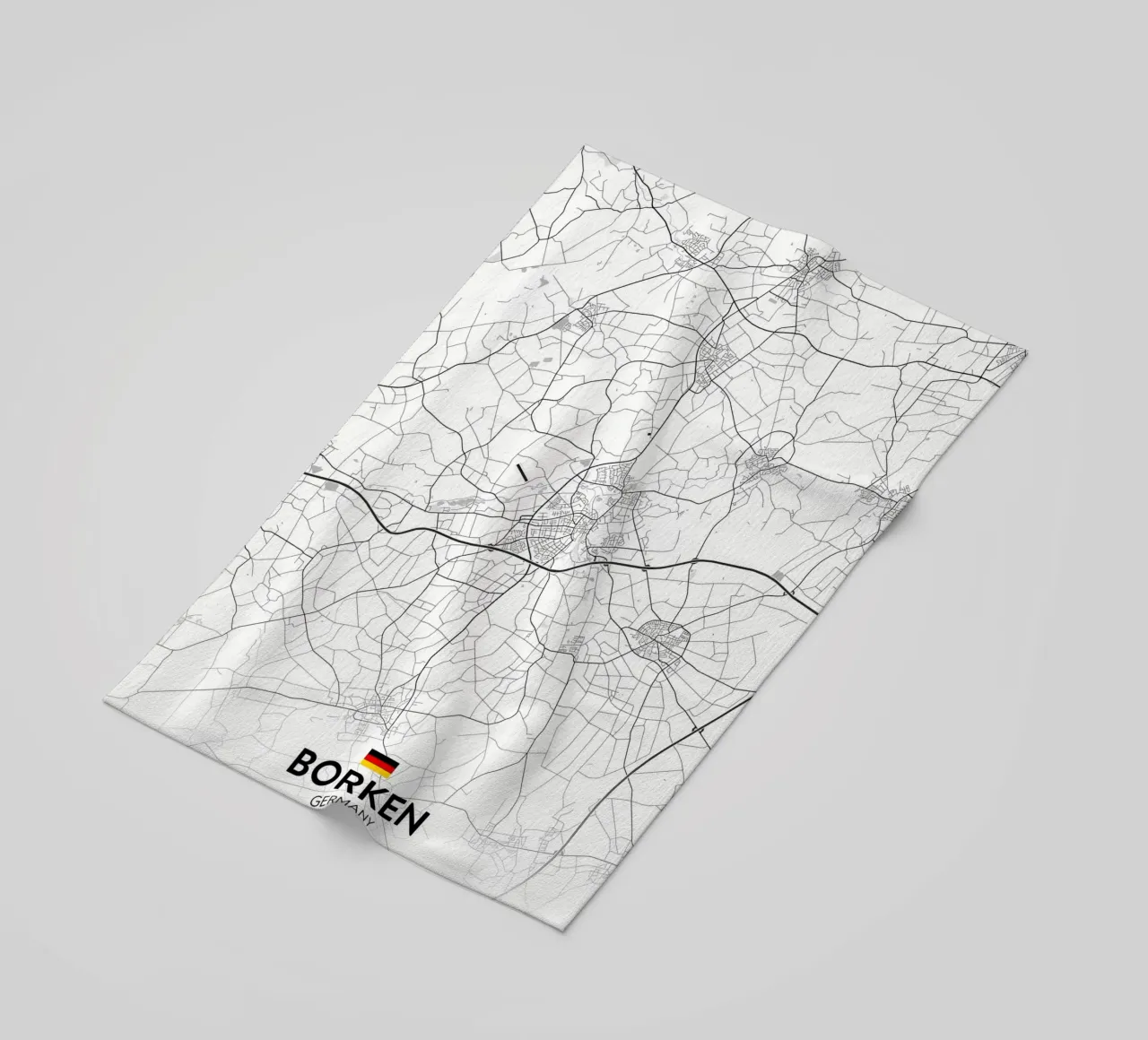 Borken DE beach towel by Christopher Adams