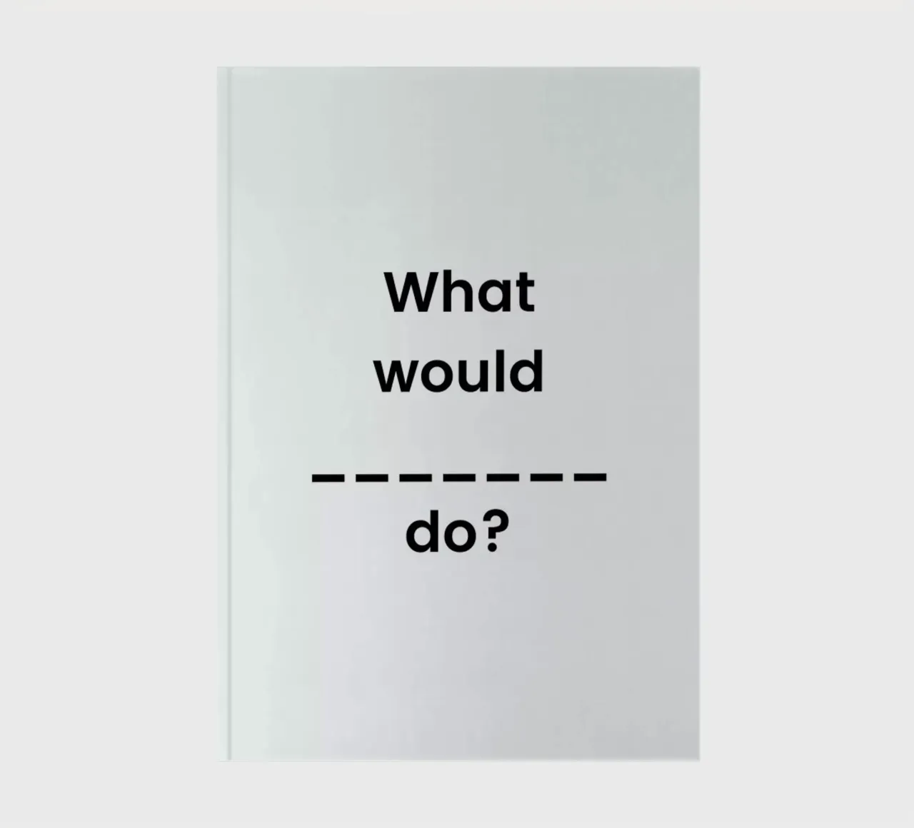 Fill in the Person notebook by Studio One