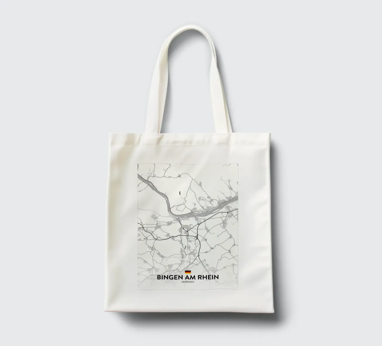 Bingen on the Rhine DE tote bag by Christopher Adams