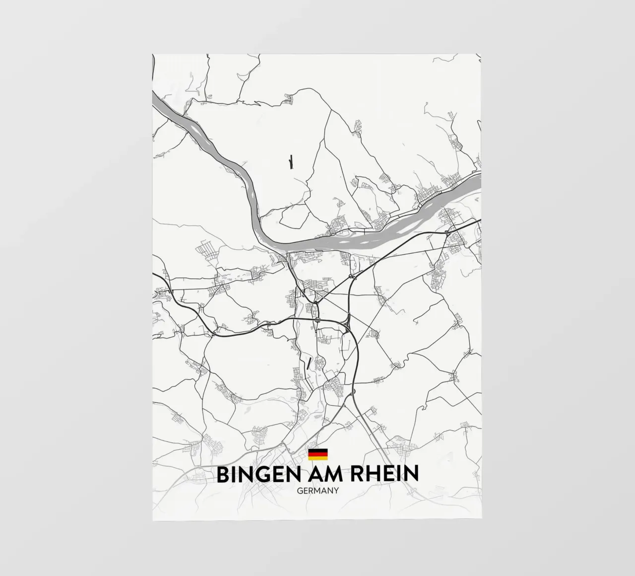 Bingen on the Rhine DE pvc cover by Christopher Adams