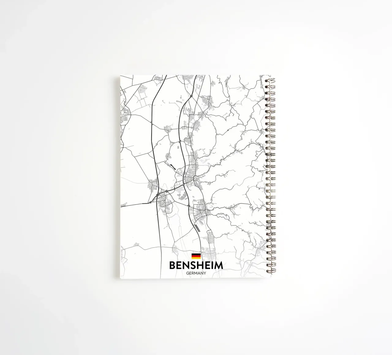 Bensheim DE spiral notebook by Christopher Adams