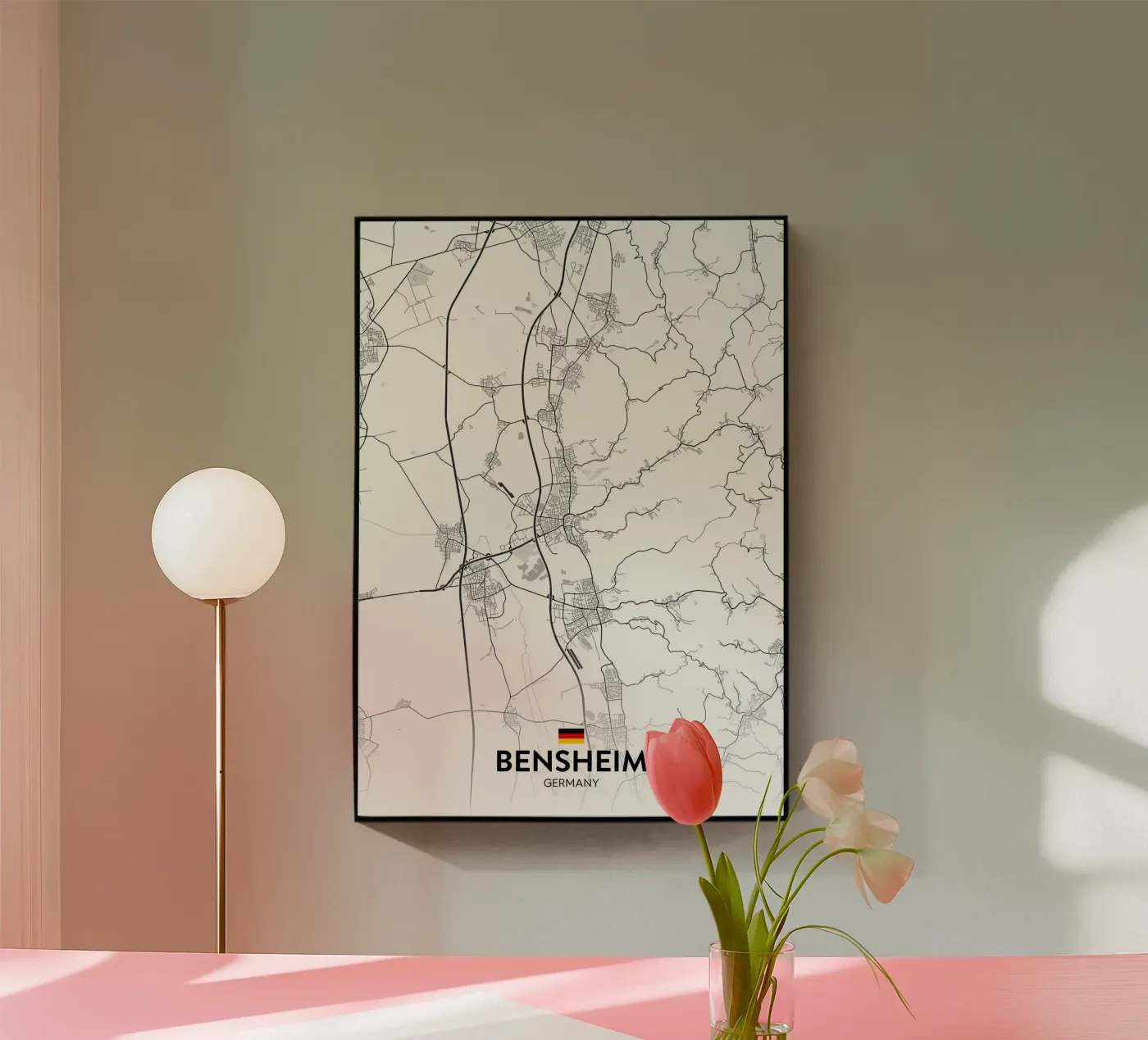 Bensheim DE Acryl-Glas von Christopher Adams