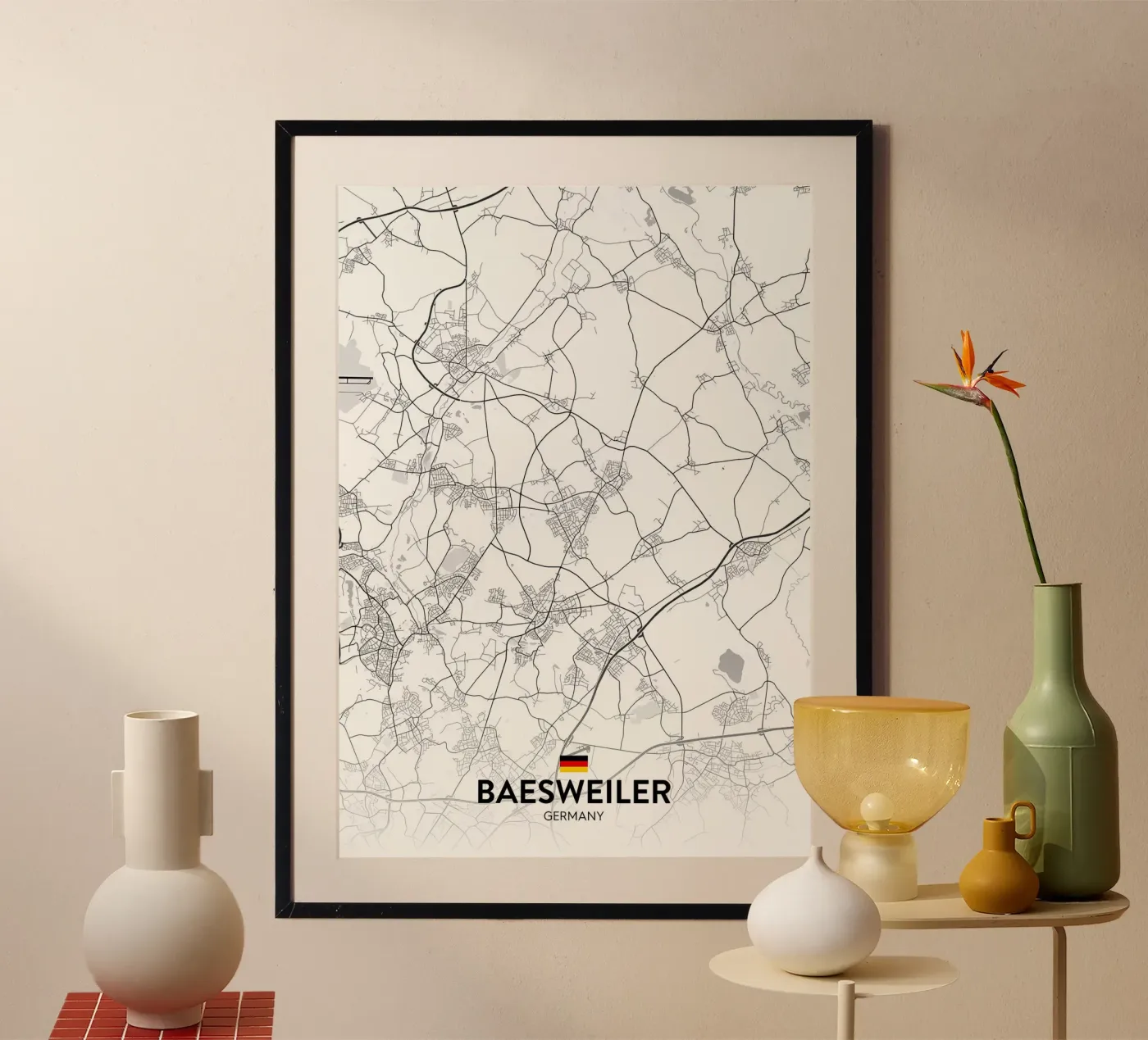 Baesweiler DE poster by Christopher Adams