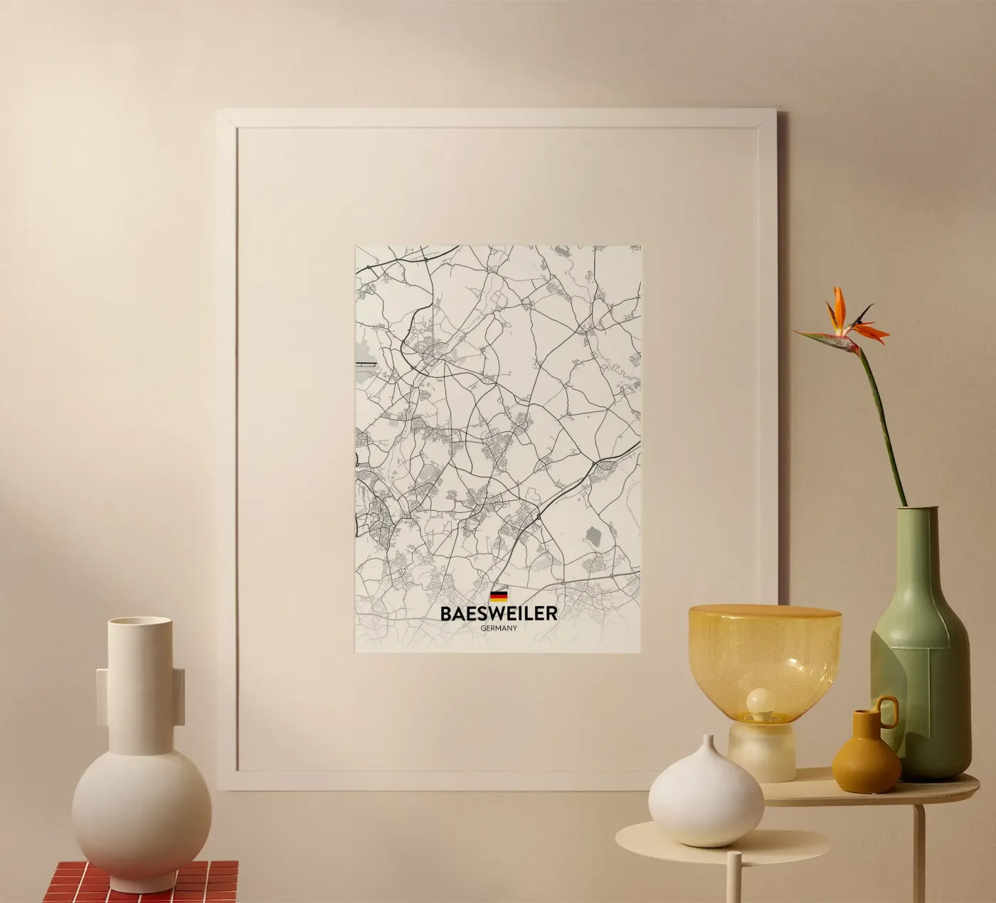 Baesweiler DE poster by Christopher Adams