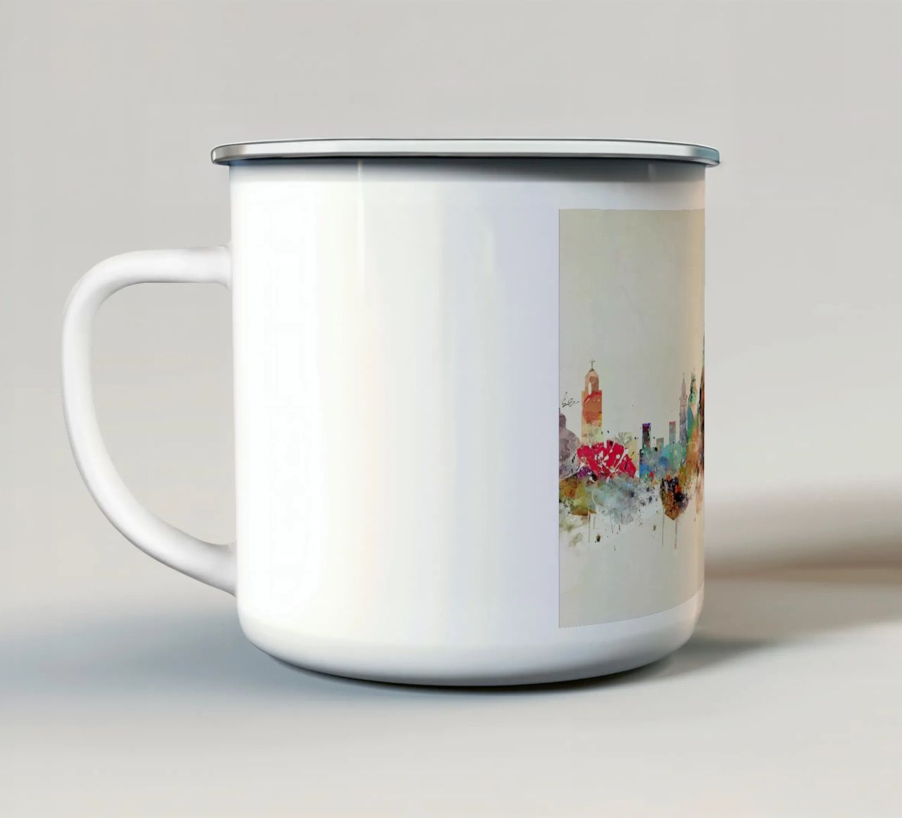 Venice tazza in smalto da Brian Buckley