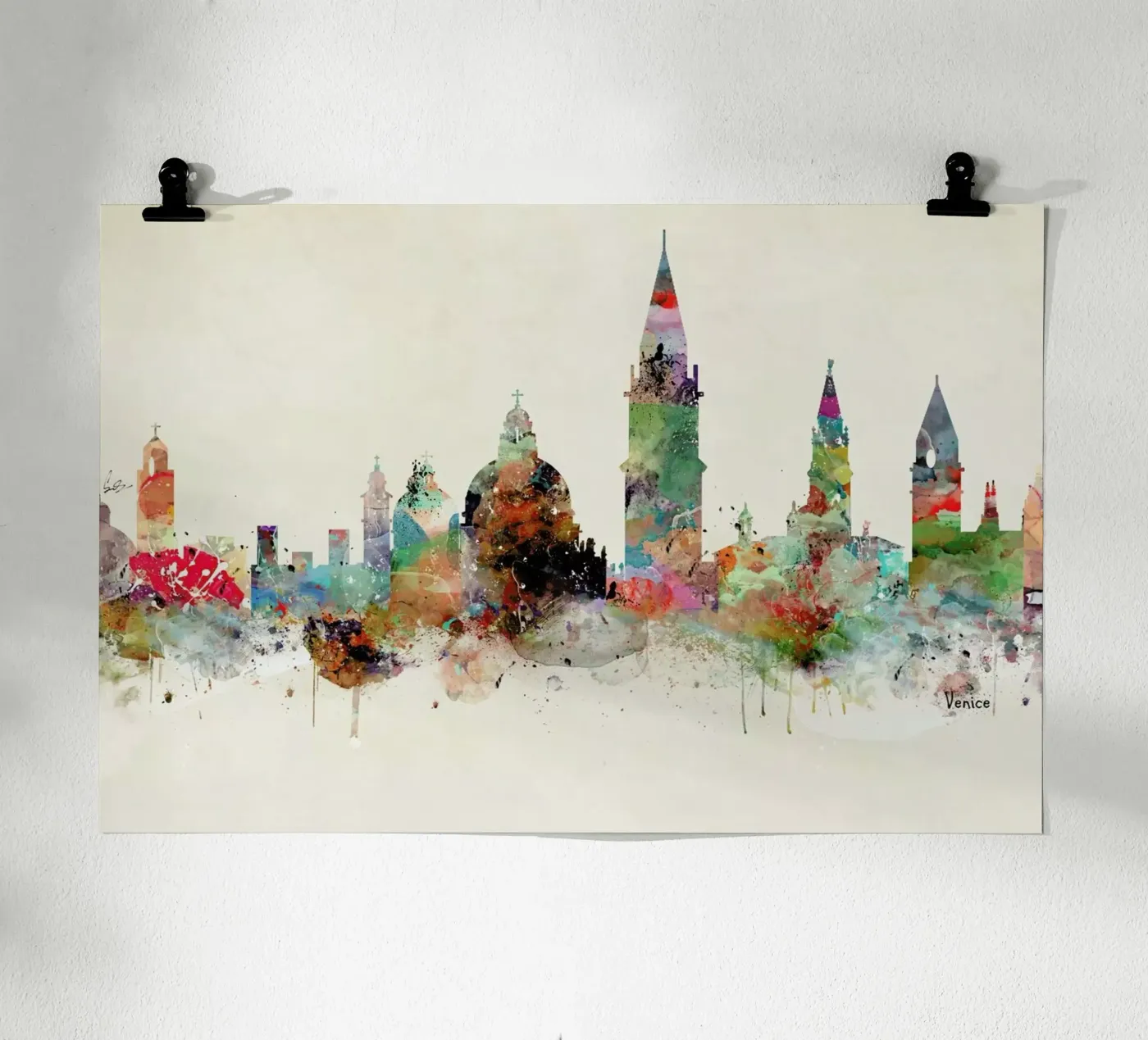 Venice poster by Brian Buckley