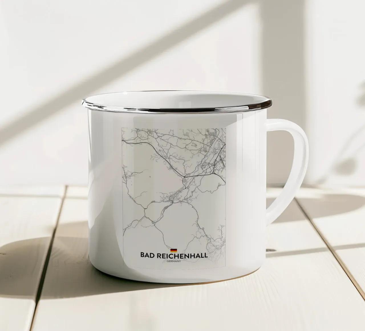 Bad Reichenhall DE tazza in smalto da Christopher Adams