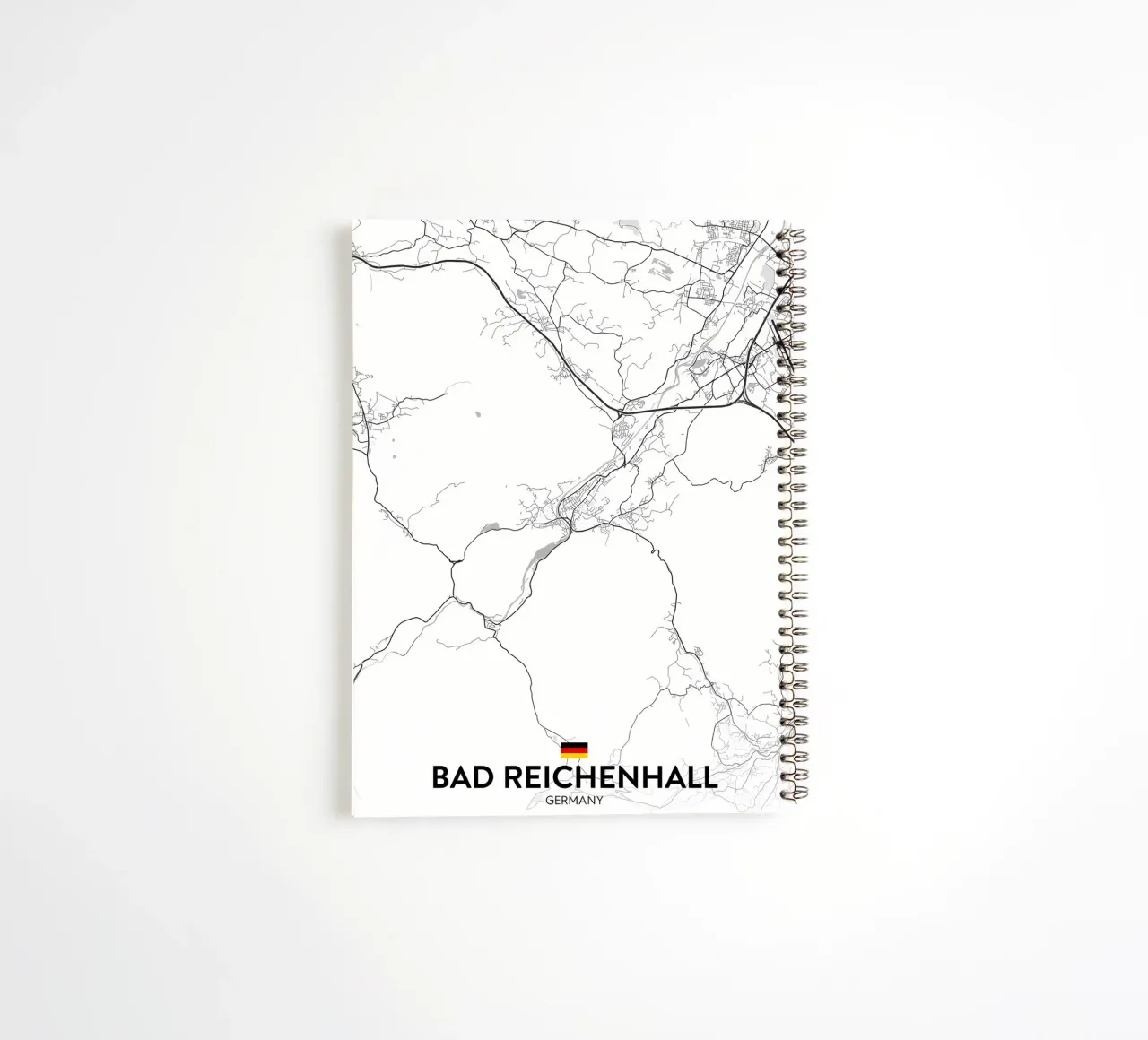 Bad Reichenhall DE spiral notebook by Christopher Adams