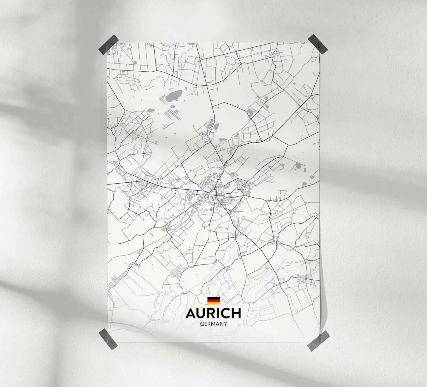Aurich DE poster by Christopher Adams