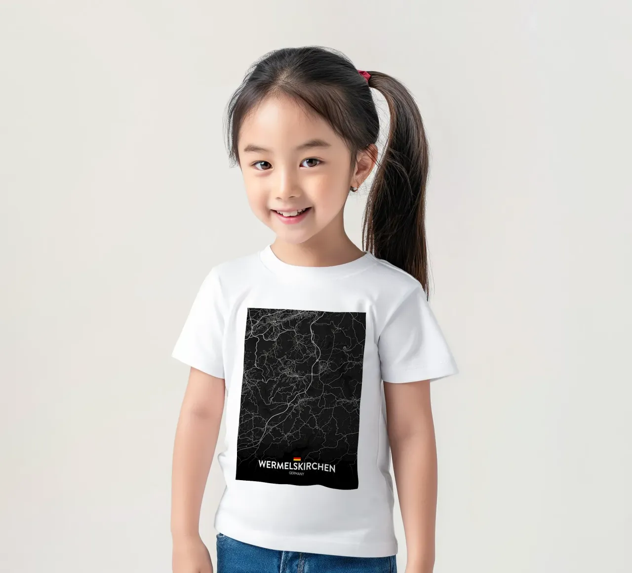 Wermelskirchen DE kids t-shirt by Christopher Adams
