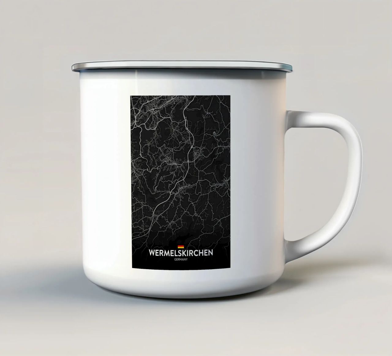 Wermelskirchen DE tazza in smalto da Christopher Adams