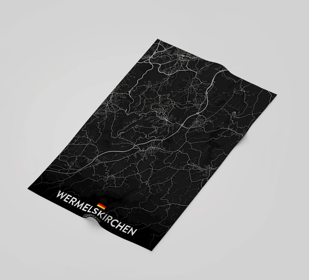 Wermelskirchen DE beach towel by Christopher Adams
