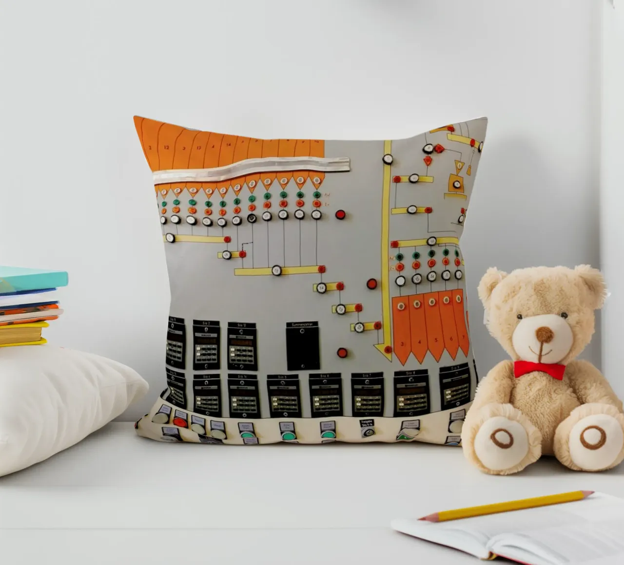 Berlin Serie 2 decorative cushion by Marc Schulthess