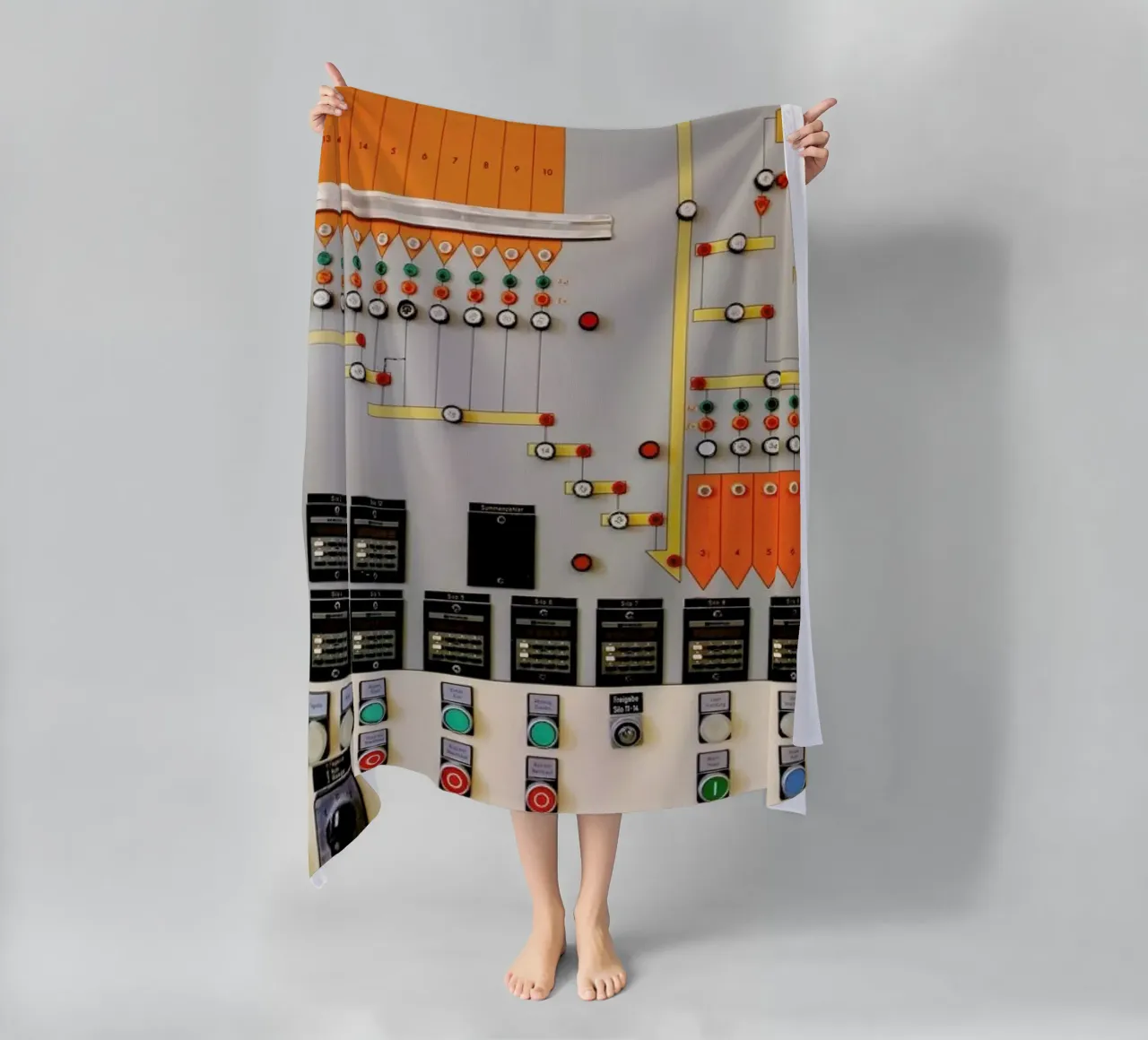 Berlin Serie 2 beach towel by Marc Schulthess