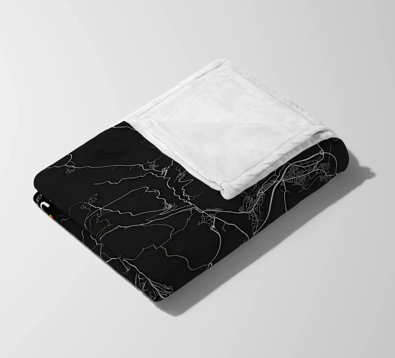 Waldshut Tiengen DE fleece blanket by Christopher Adams