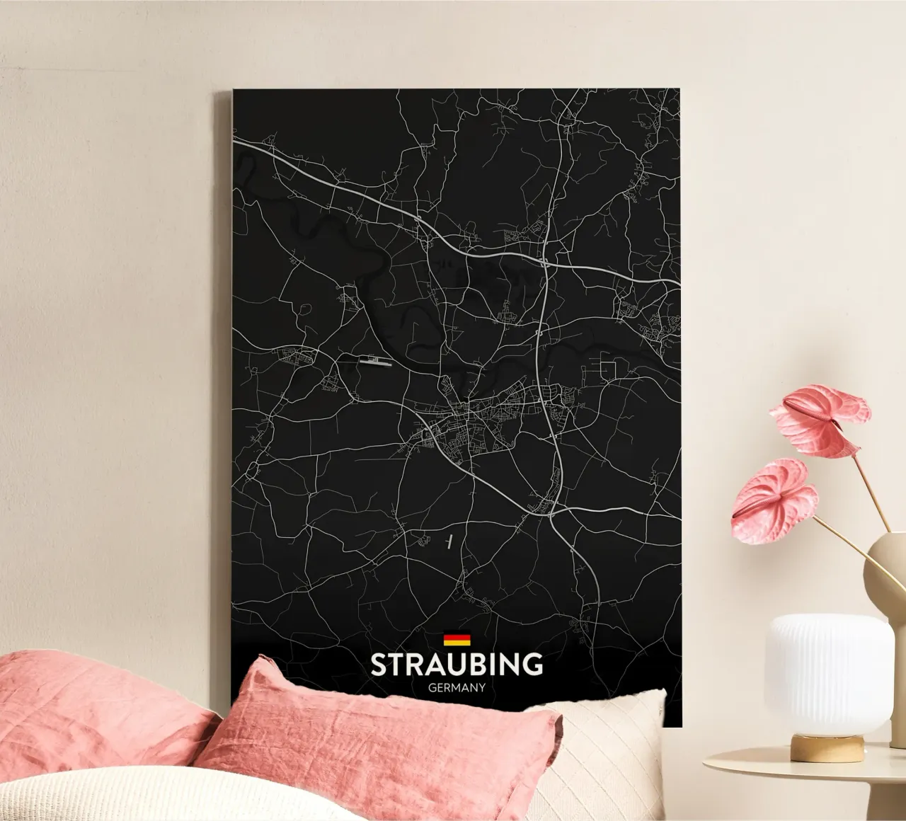 Straubing DE canvas met Baklijst van Christopher Adams