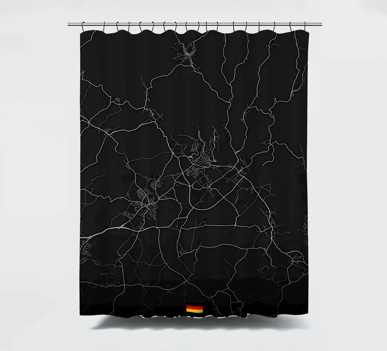 Sonneberg DE shower curtain by Christopher Adams