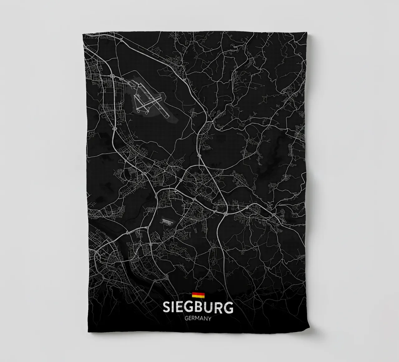 Siegburg DE tea towel by Christopher Adams