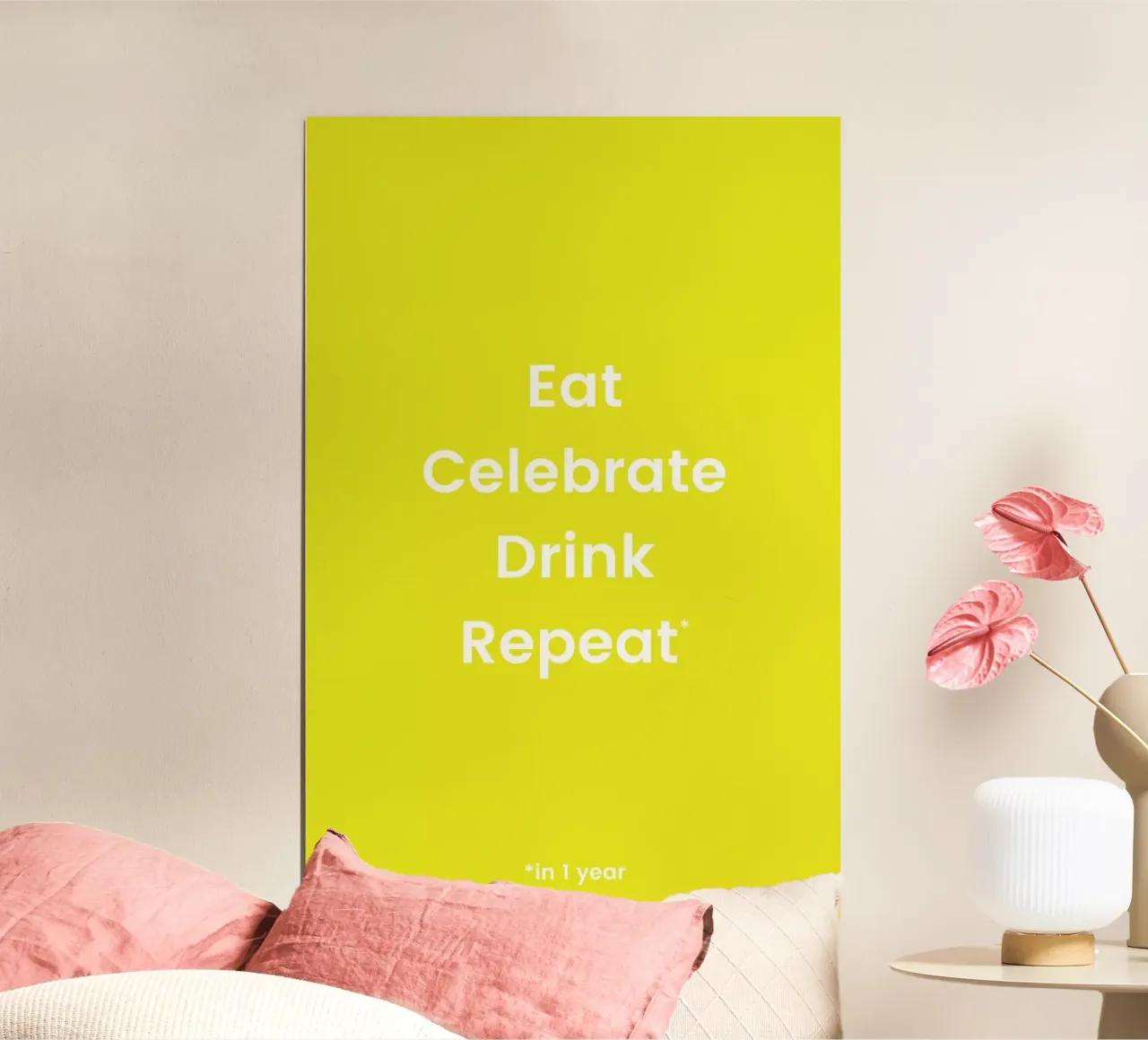 Celebration Rotation 2 poster con telaio in alluminio da Studio One