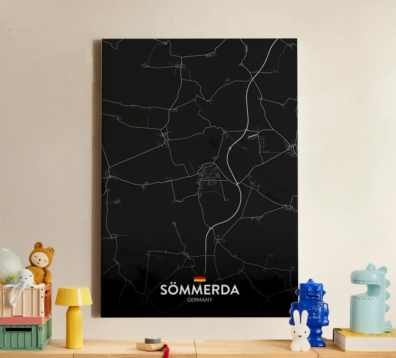 Sommerda DE canvas met Baklijst van Christopher Adams