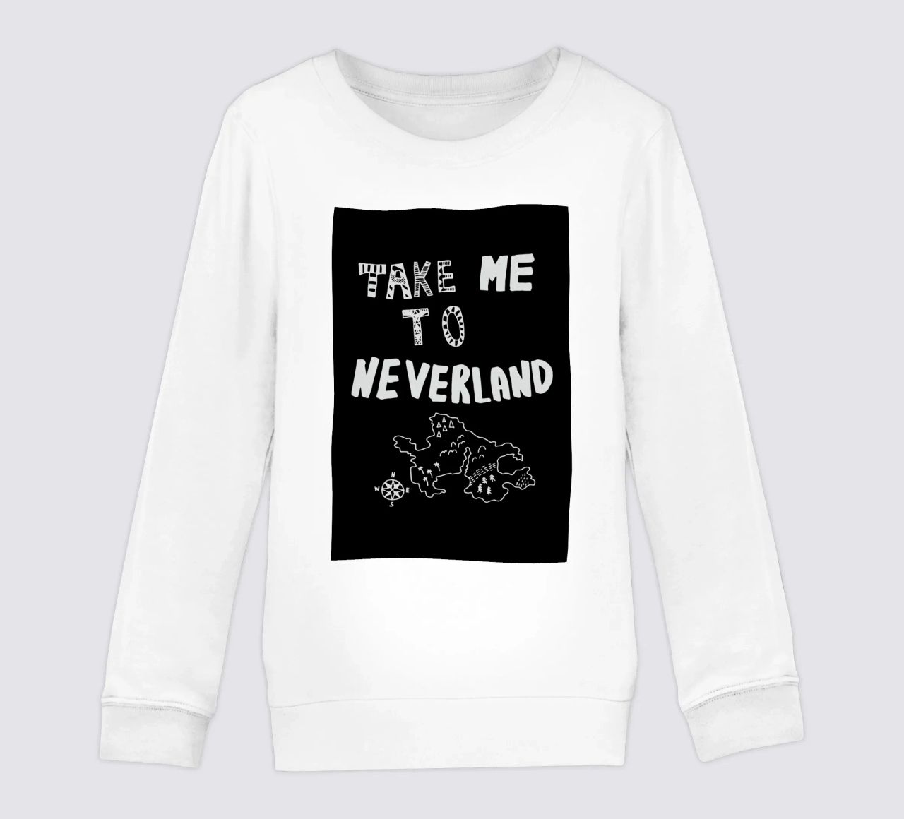 Take Me To Neverland 2 kinder sweatshirt van Vasare Nar