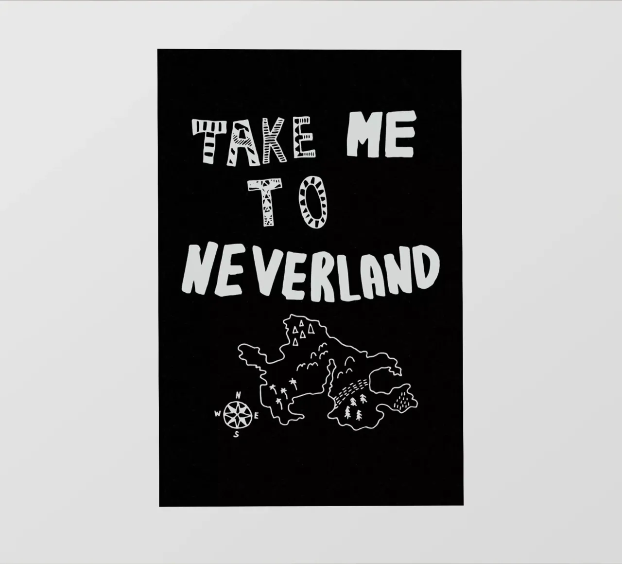 Take Me To Neverland 2 telo in pvc da Vasare Nar