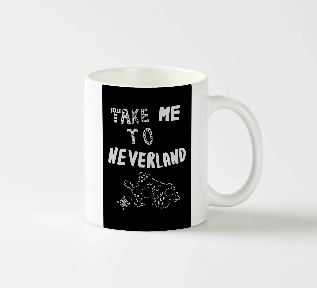 Take Me To Neverland 2 tazza in ceramica da Vasare Nar