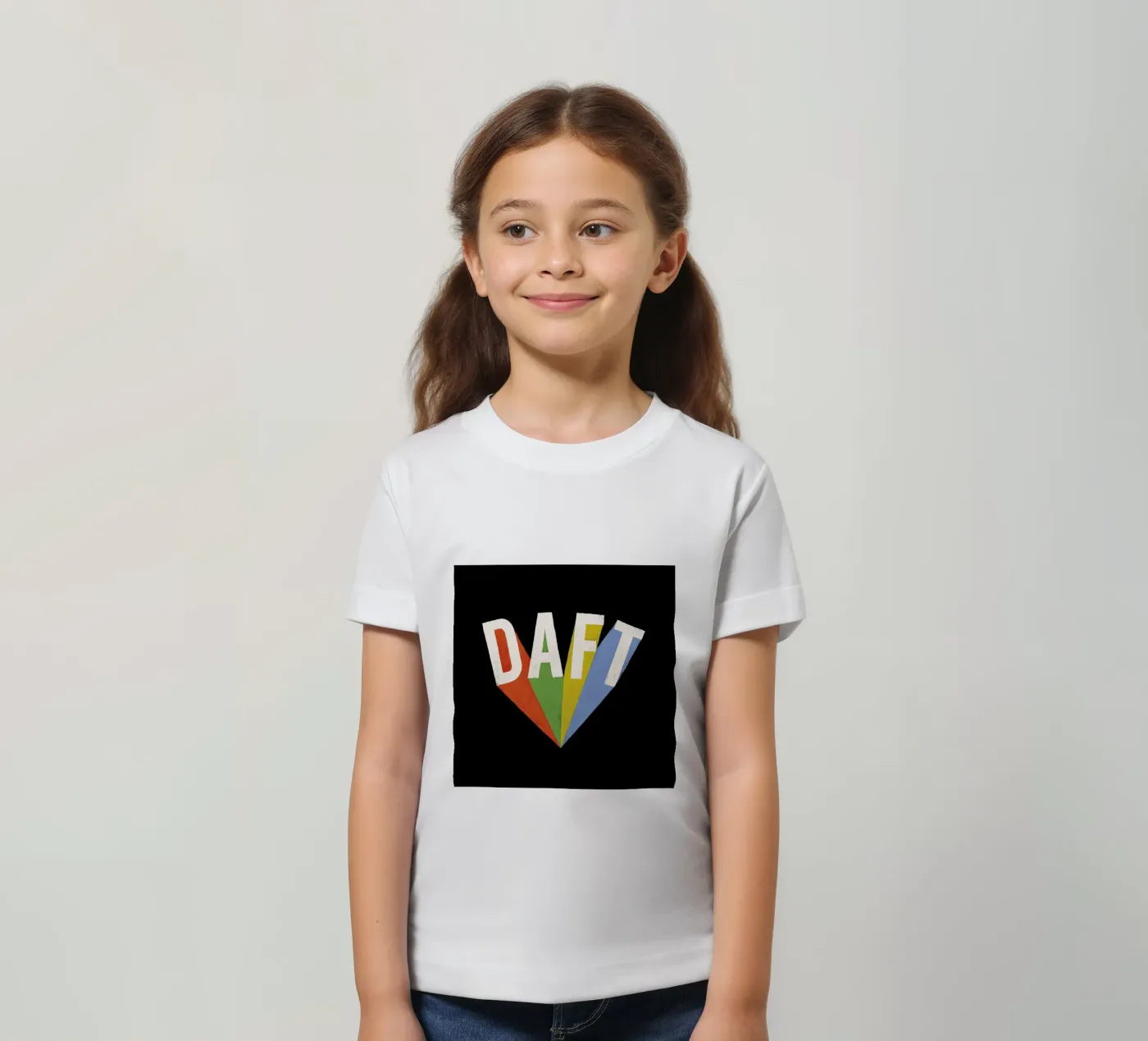 Daft kinder t-shirt van Florent Bodart
