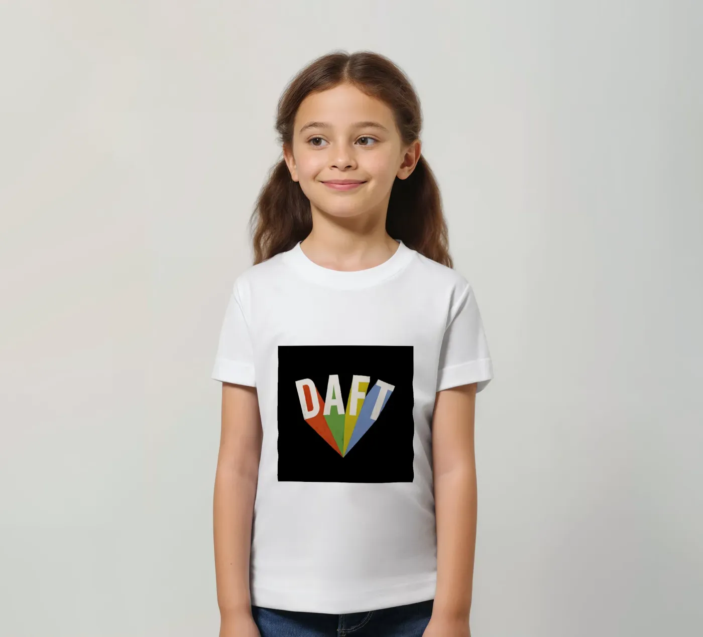 Daft kinder t-shirt van Florent Bodart