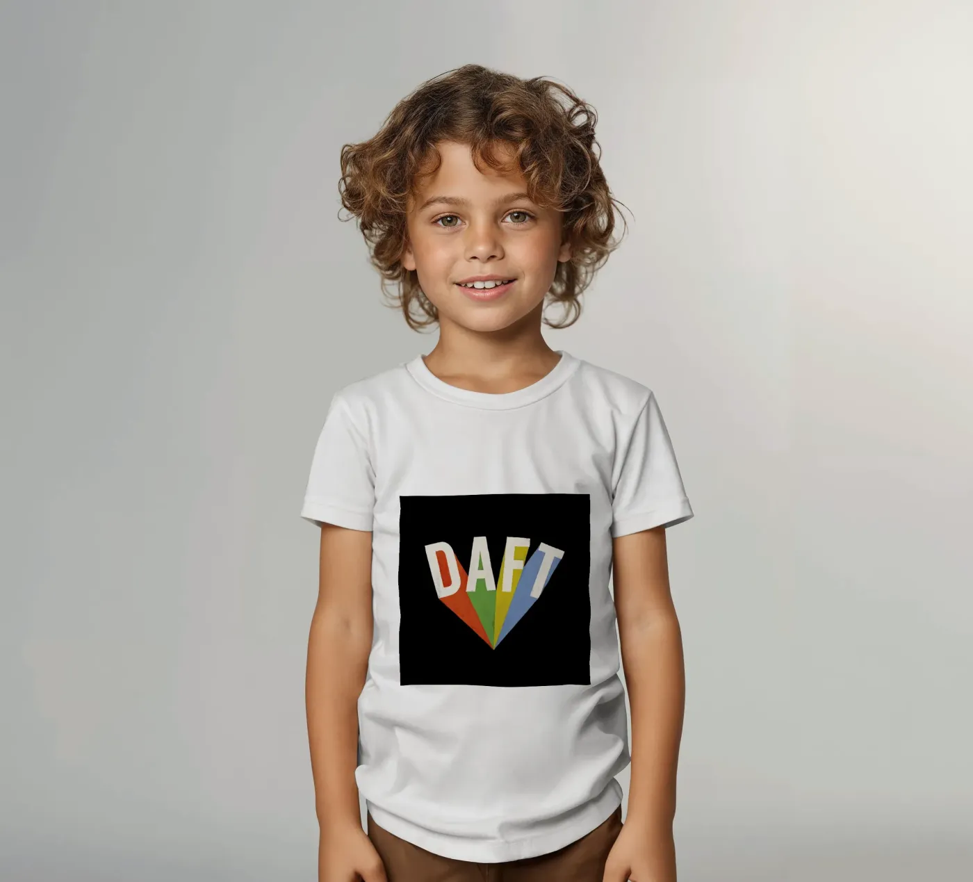 Daft kinder t-shirt van Florent Bodart