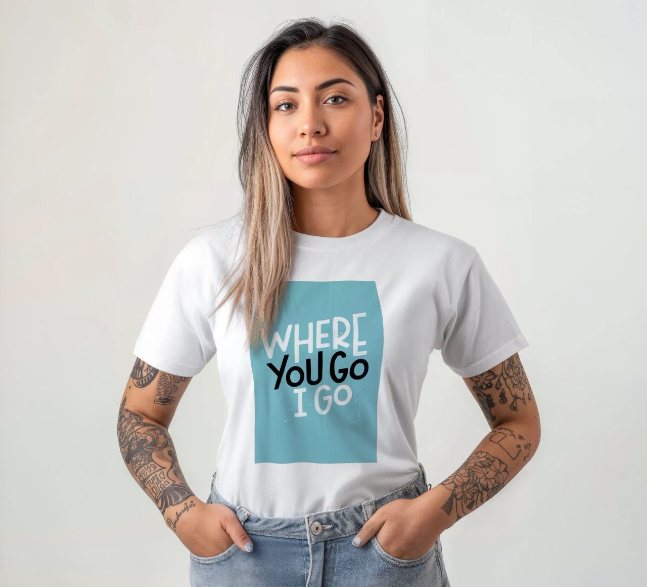 Where You Go I Go t-shirt da Summerchamps