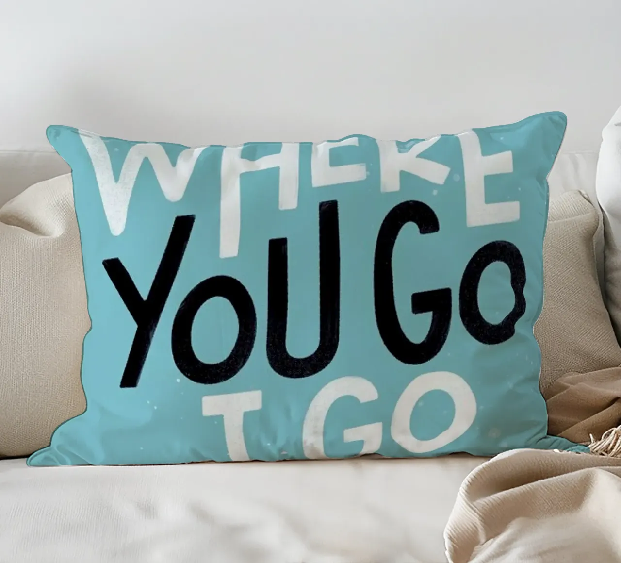 Where You Go I Go cuscino da Summerchamps