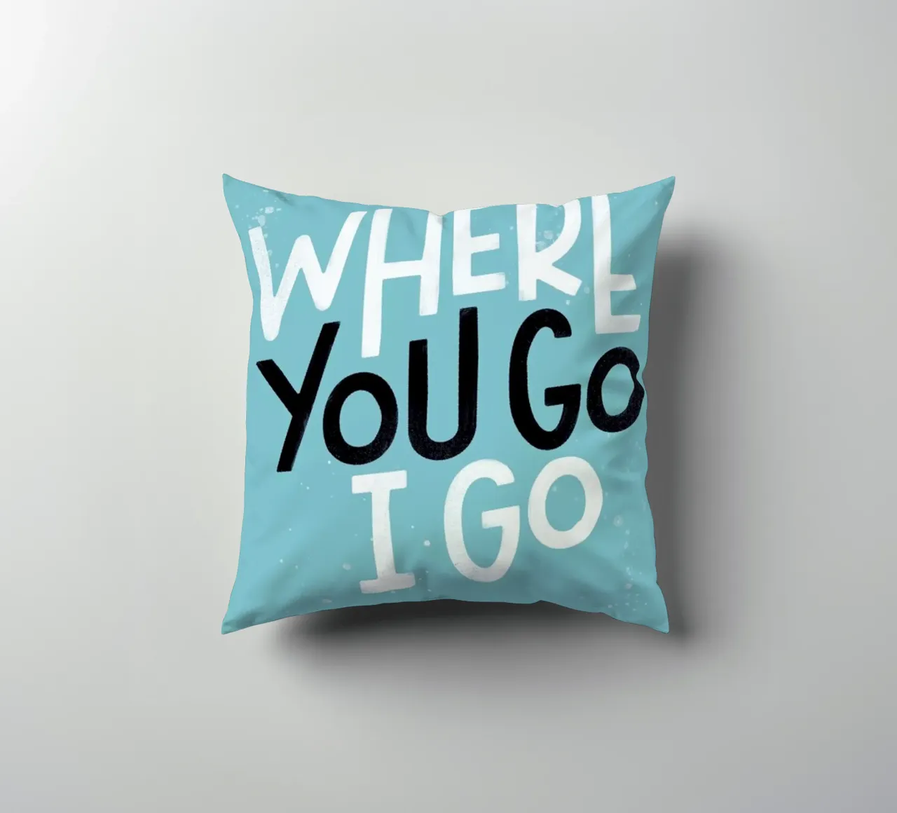 Where You Go I Go cuscino da Summerchamps