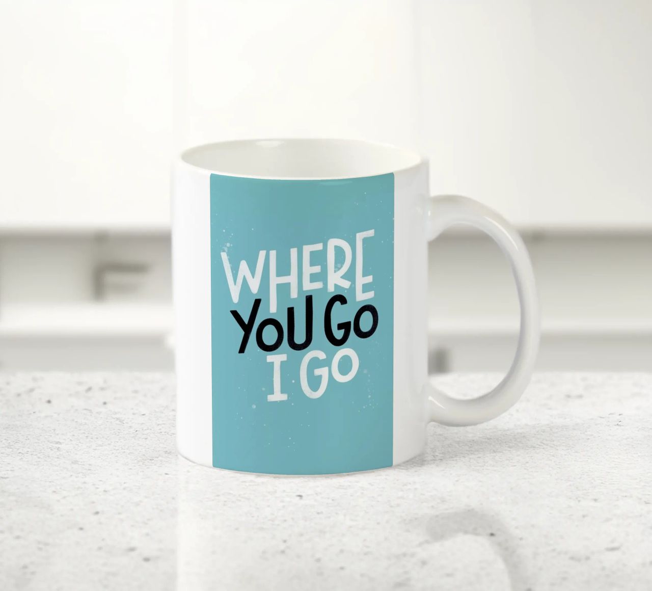 Where You Go I Go tazza in ceramica da Summerchamps
