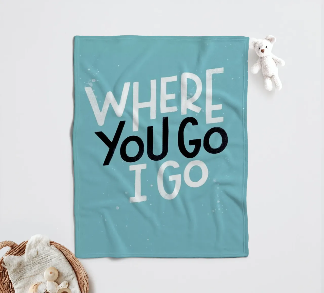 Where You Go I Go coperta in pile da Summerchamps