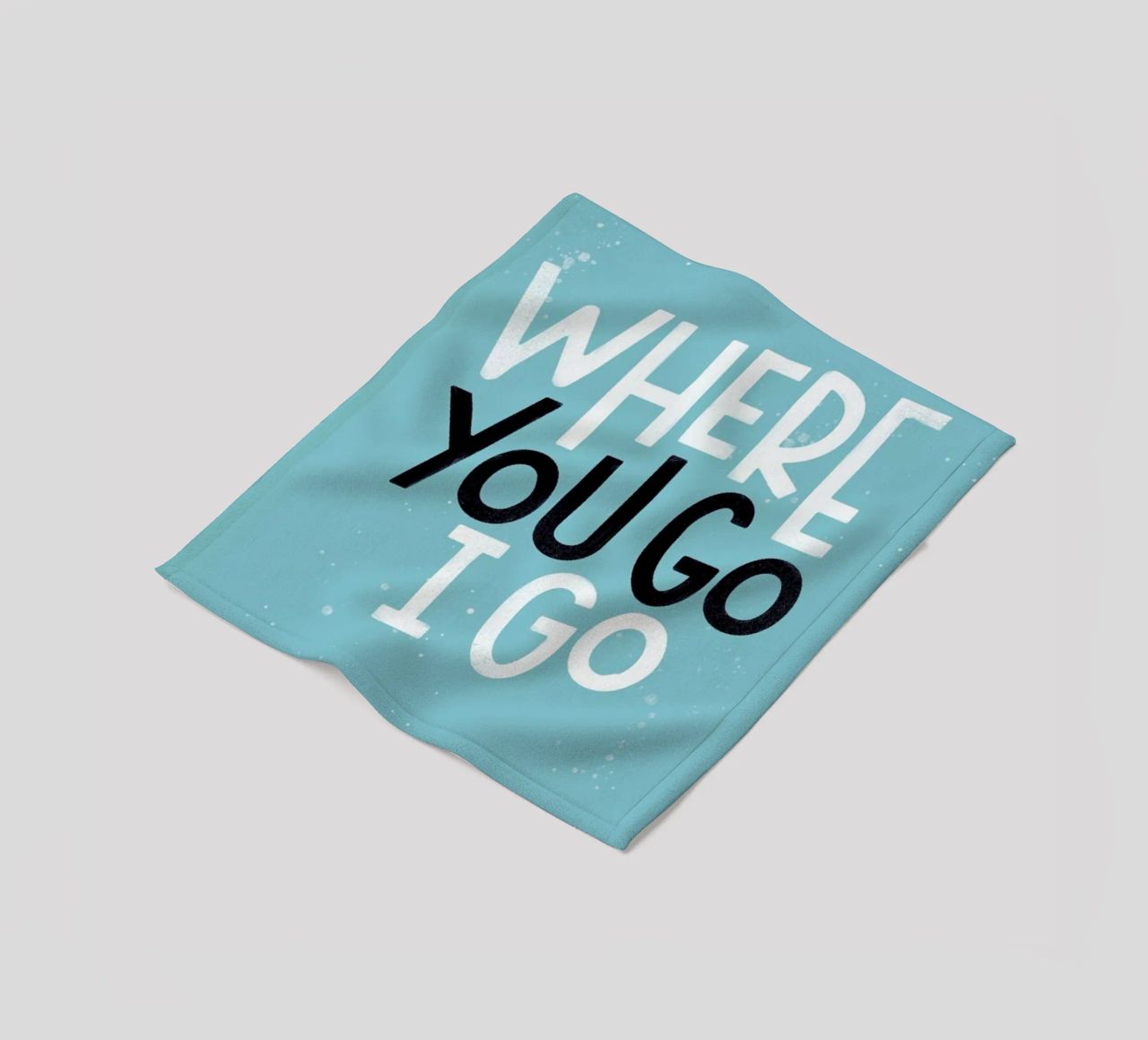 Where You Go I Go coperta in pile da Summerchamps