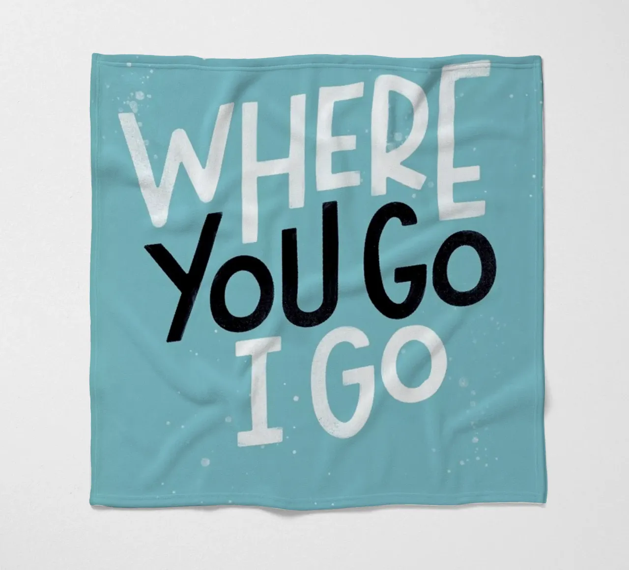 Where You Go I Go coperta in pile da Summerchamps