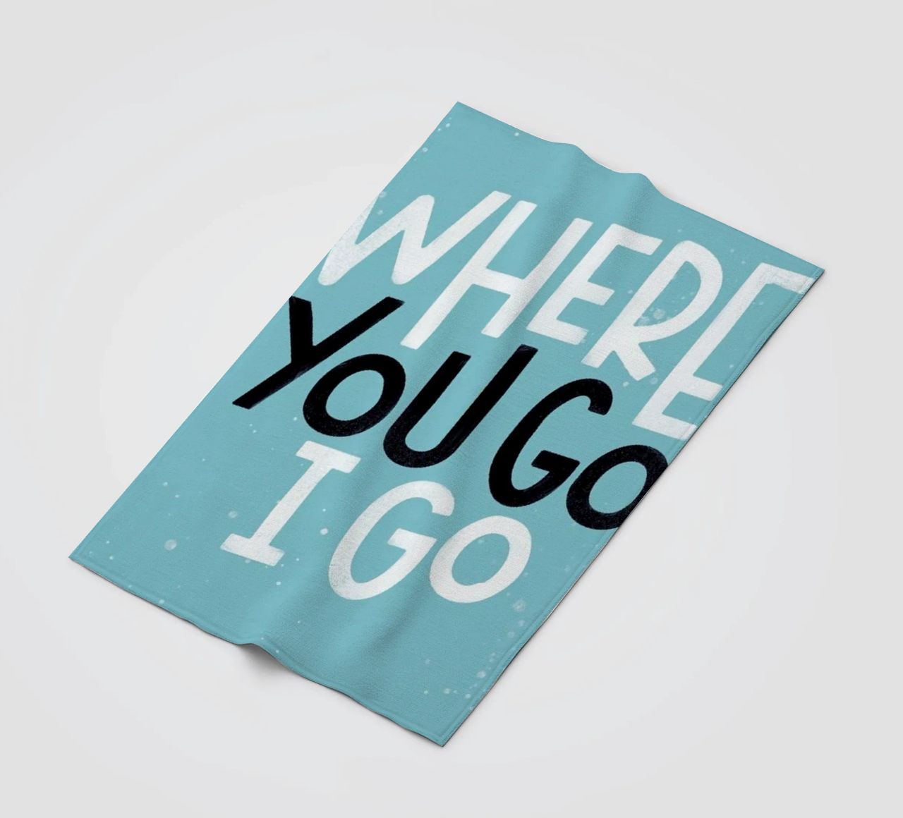 Where You Go I Go coperta in pile da Summerchamps