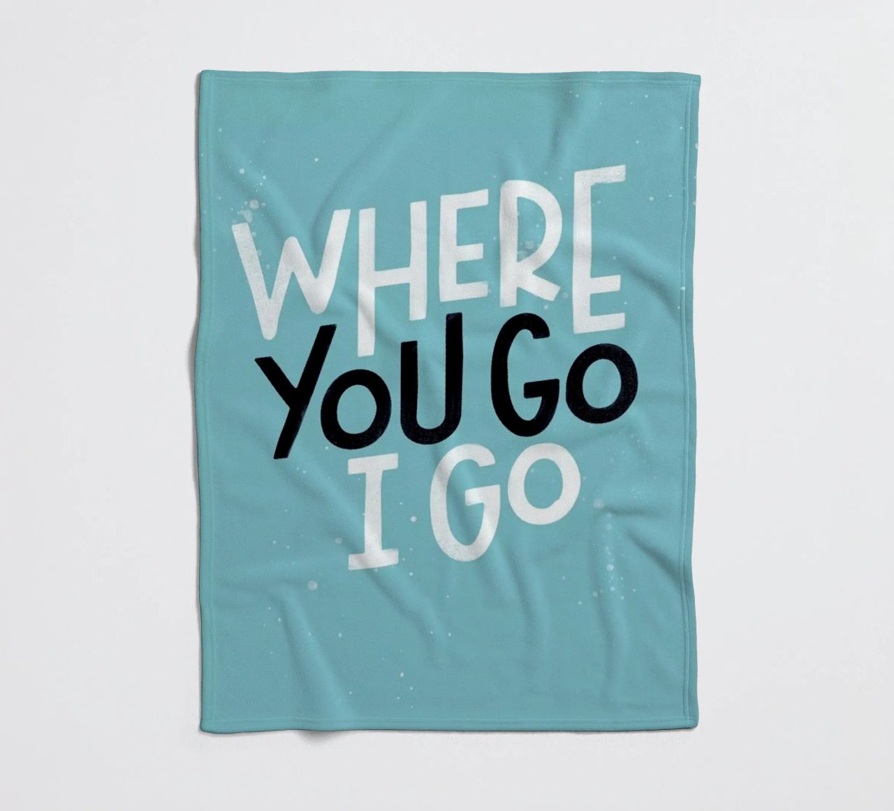 Where You Go I Go coperta in pile da Summerchamps